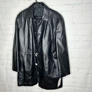 Stafford leather large jacket - brand new with tags!